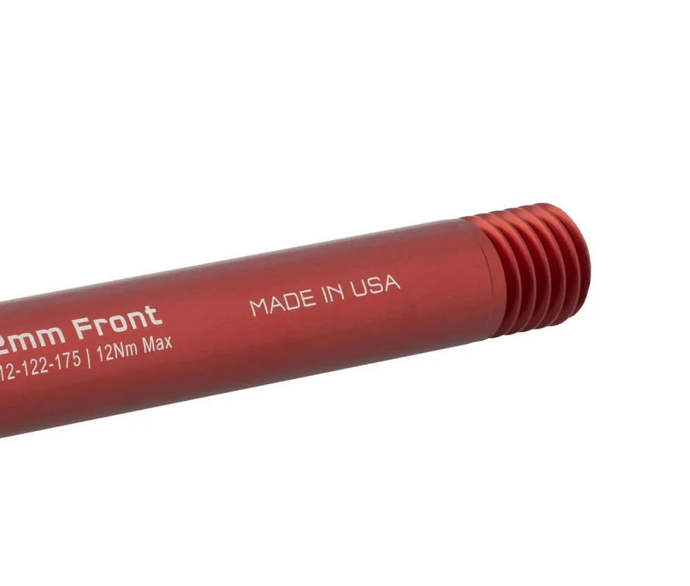 Wolf Tooth Steckachse Vorderrad - 12x100mm Laenge 122mm Gewinde M12x1,75mm Rot 3 Wolf Tooth Steckachse Vorderrad - 12x100mm Laenge 122mm Gewinde M12x1,75mm Rot – Bild 3
