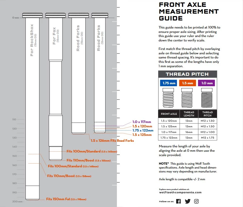 Wolf Tooth Steckachse Vorderrad - 12x100mm Laenge 122mm Gewinde M12x1,75mm Rot 4 Wolf Tooth Steckachse Vorderrad - 12x100mm Laenge 122mm Gewinde M12x1,75mm Rot – Bild 4