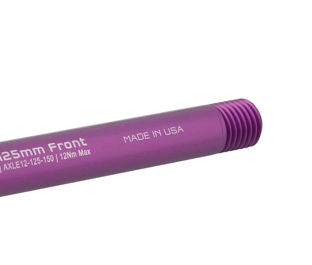 Wolf Tooth Steckachse Vorderrad - 12x100mm Laenge 125mm Gewinde M12x1,5mm Violett 3 Wolf Tooth Steckachse Vorderrad - 12x100mm Laenge 125mm Gewinde M12x1,5mm Violett – Bild 3