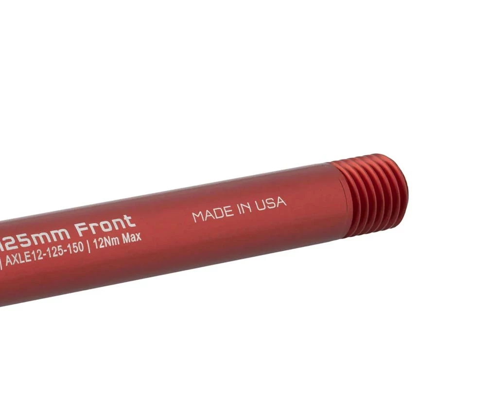 Wolf Tooth Steckachse Vorderrad - 12x100mm Laenge 125mm Gewinde M12x1,5mm Rot 3 Wolf Tooth Steckachse Vorderrad - 12x100mm Laenge 125mm Gewinde M12x1,5mm Rot – Bild 3
