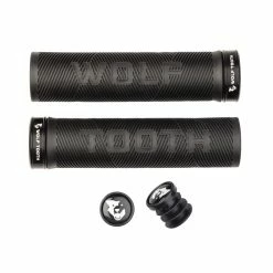 Wolf Tooth Echo Lenkergriffe - 132x32mm Schraubbar Aluminium Schwarz