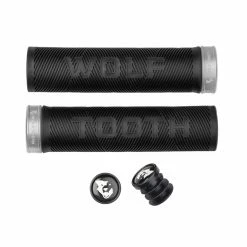 Wolf Tooth Echo Lenkergriffe - 132x32mm Schraubbar Aluminium Silber