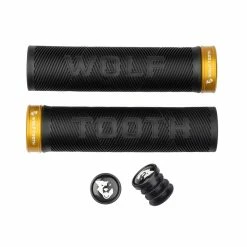 Wolf Tooth Echo Lenkergriffe - 132x32mm Schraubbar Aluminium Gold