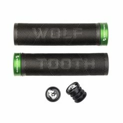 Wolf Tooth Echo Lenkergriffe - 132x32mm Schraubbar Aluminium Gruen
