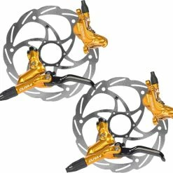 Disc Set Formula Cura 4 Scheibenbremsen Gold + Monolitic Scheiben Centerlock