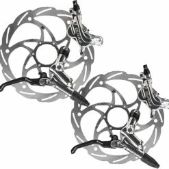 Disc Set Formula Cura 4 Scheibenbremsen Silber + Monolitic Scheiben Centerlock