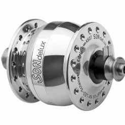 Schmidt SONdelux Nabendynamo Silber 28 Loch