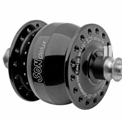 Schmidt SONdelux Nabendynamo Schwarz 28 Loch